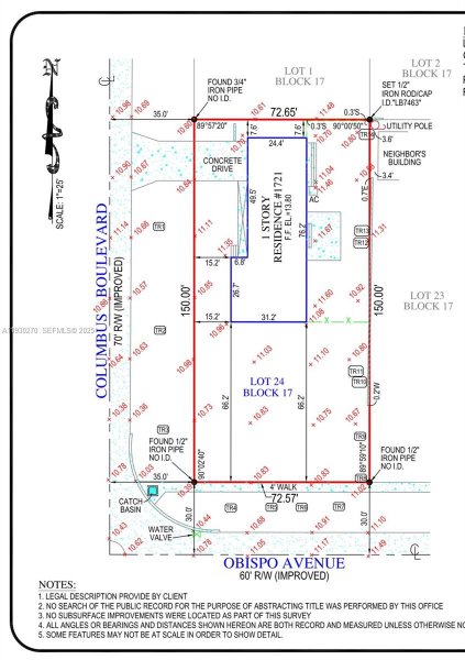 1721 Columbus Blvd Coral Gables, FL 33134